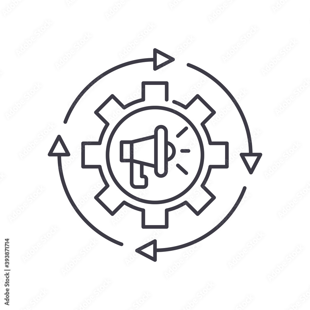Digital business icon, linear isolated illustration, thin line vector, web design sign, outline concept symbol with editable stroke on white background. Digital business icon, linear isolated illustration, thin line vector, web design sign, outline concept symbol with editable stroke on white background.