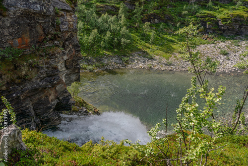 Rovijokkfossen, Skibotn, Skibotndalen, Troms, Norway