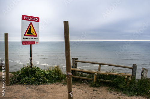 sign on the beach