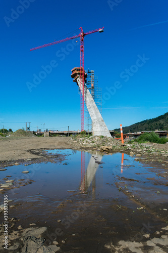 construction of the building