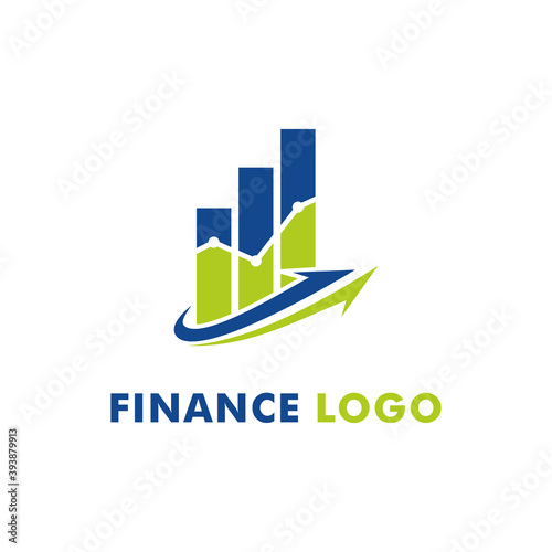 finance logo vector design illustration