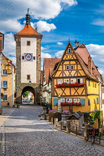 Medieval town of Rothenburg ob der Tauber  Germany