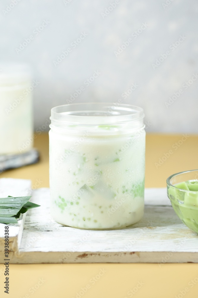 Buko salad or buko pandan, usually sliced as a young coconut salad,is a Filipino fruit salad dessert made from chunks of fresh young coconut with sweetened milk or cream and various other ingredient Buko salad or buko pandan, usually sliced as a young coconut salad,is a Filipino fruit salad dessert made from chunks of fresh young coconut with sweetened milk or cream and various other ingredient