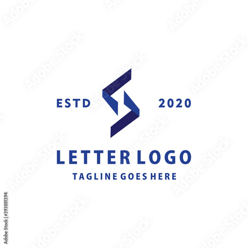 Free Download Letter S Technology Logo design Vector - GFXLoad