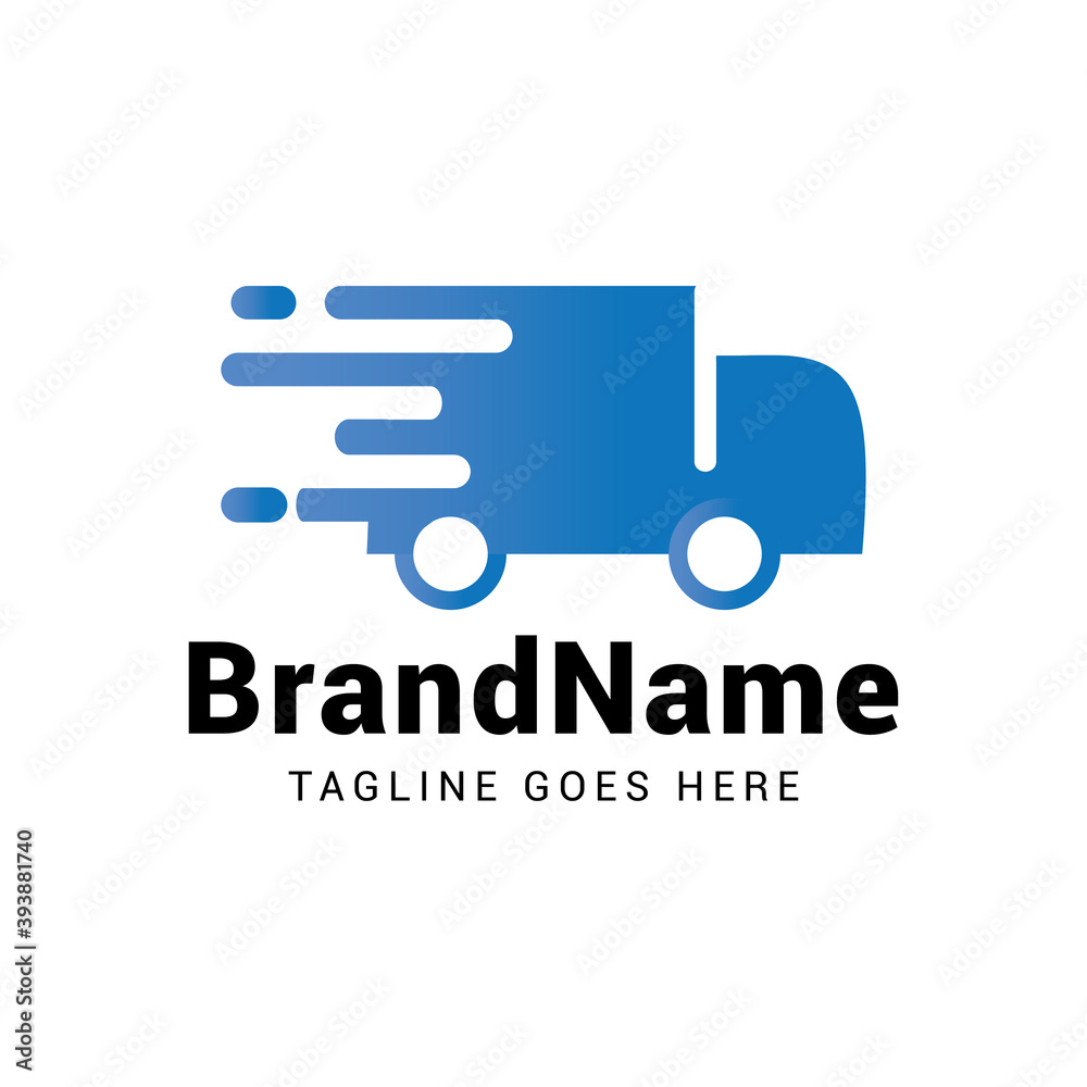 Transport Logistic Express Delivery Logo. Transport Logistic Express Delivery Logo.