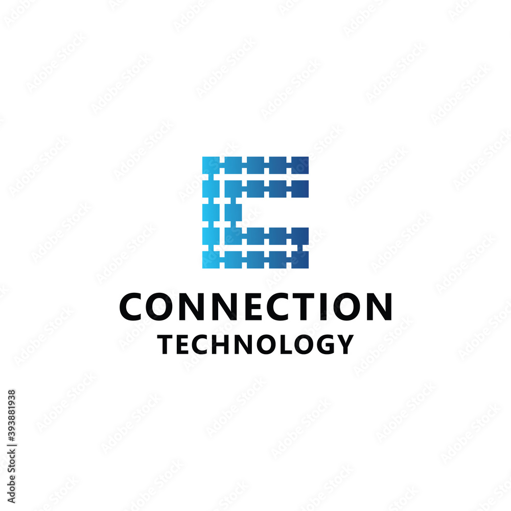 connection technology Logo design Vector connection technology Logo design Vector
