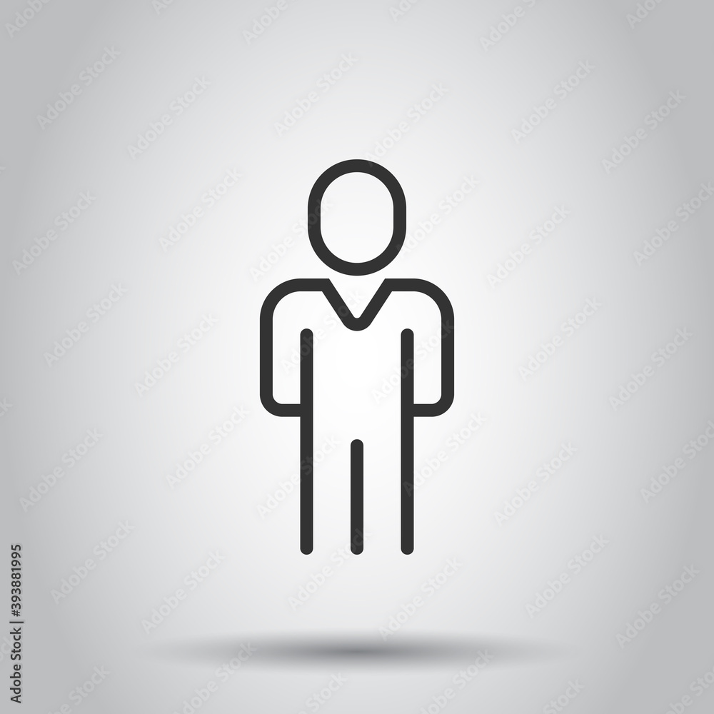 People communication icon in flat style. People vector illustration on white background. Partnership business concept. People communication icon in flat style. People vector illustration on white background. Partnership business concept.
