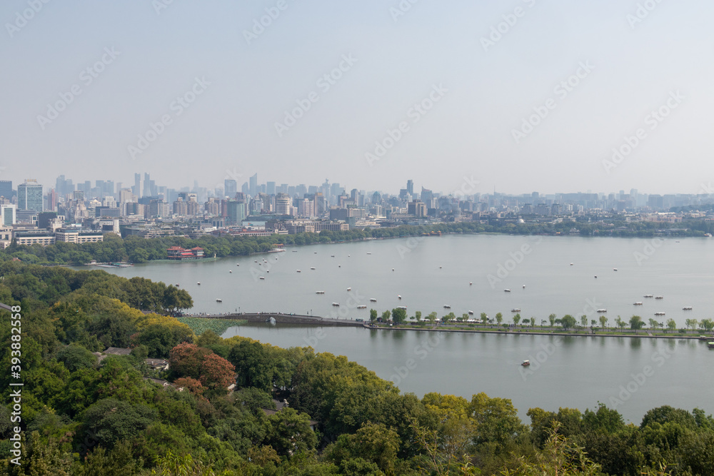 Lac de l’Ouest à Hangzhou, Chine