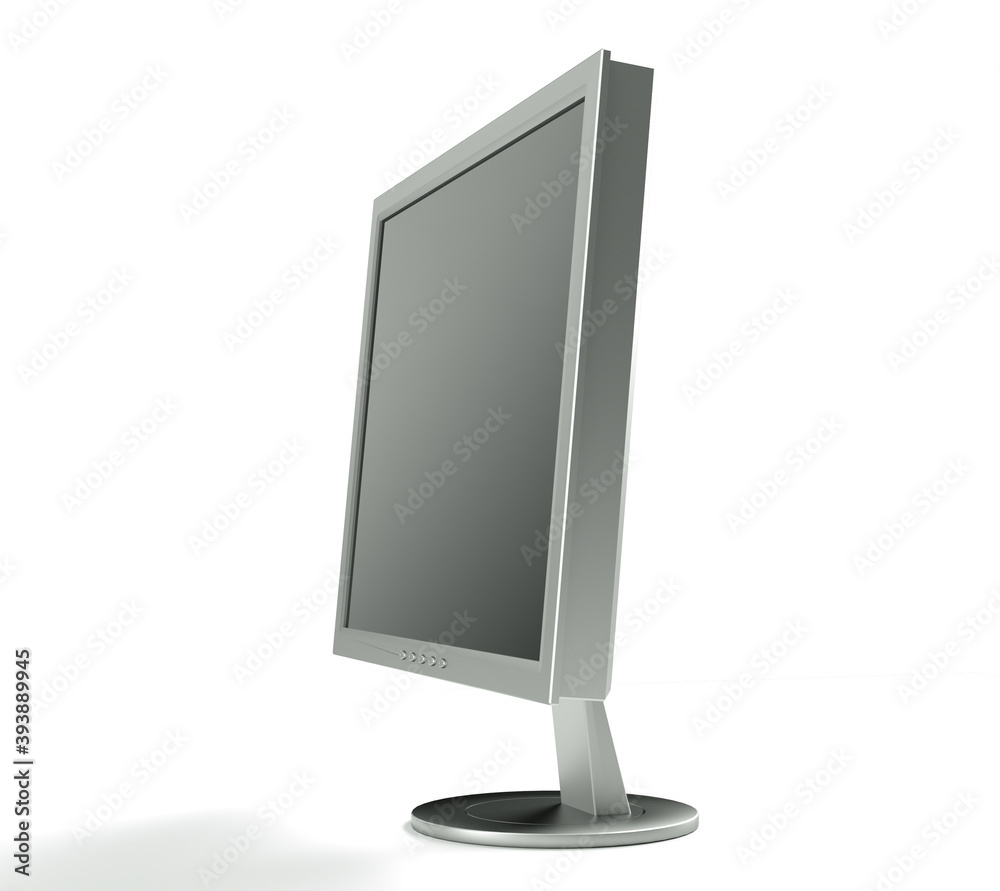 Laptop computer isolated on white 3d render Laptop computer isolated on white 3d render
