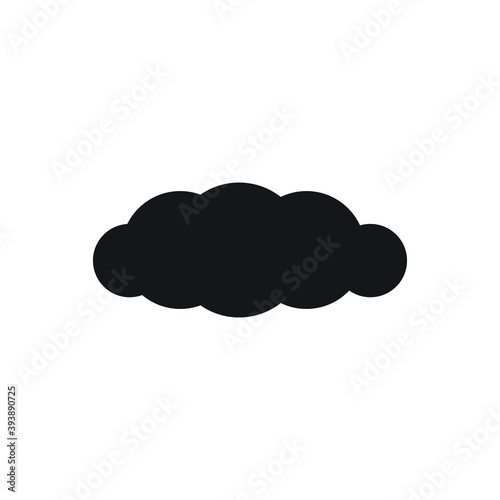 Icon vector graphic of cloud, template illustration web etc