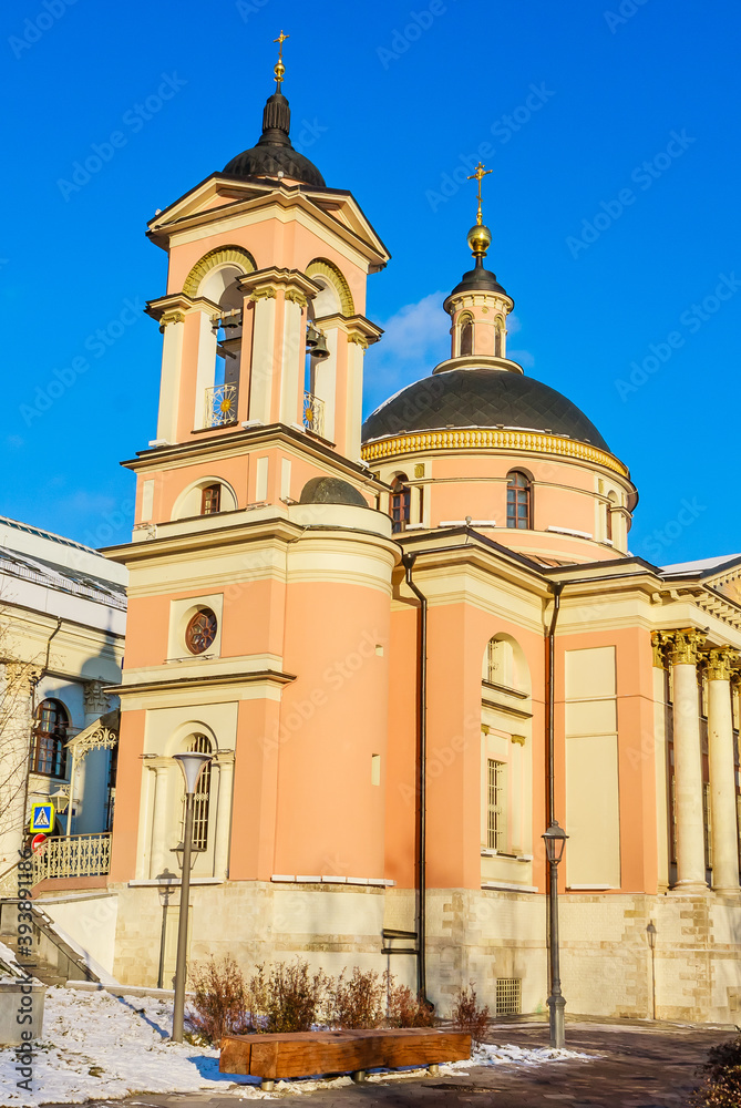 Church of Great Martyr Varvara (Barbara) . Moscow, Russia.