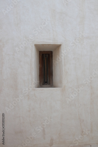 Traditional window in Doha, capital of Qatar © Fumeezz