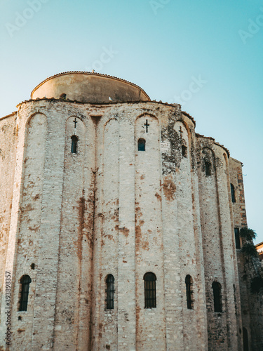 the church of st donatus in croatia summer vacation photo