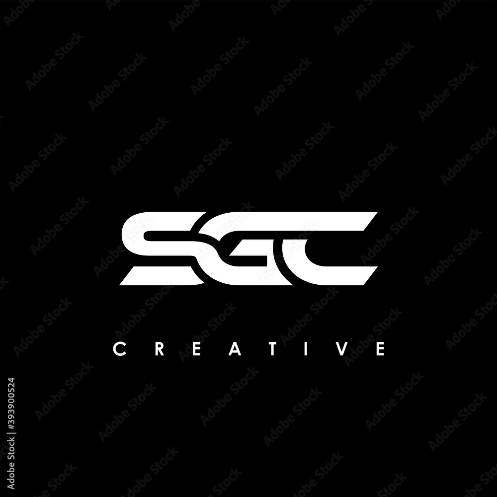 SGC Letter Initial Logo Design Template Vector Illustration	
