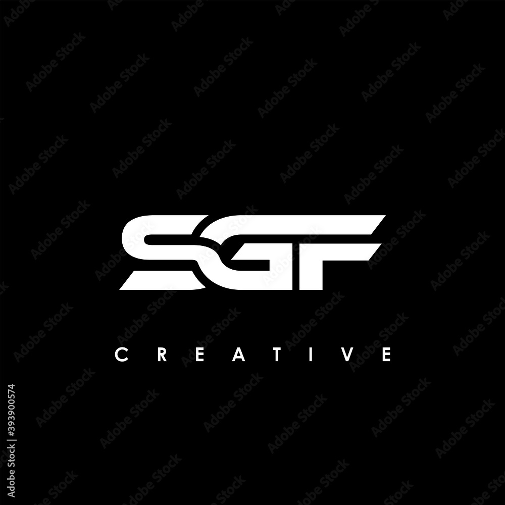 SGF Letter Initial Logo Design Template Vector Illustration	
