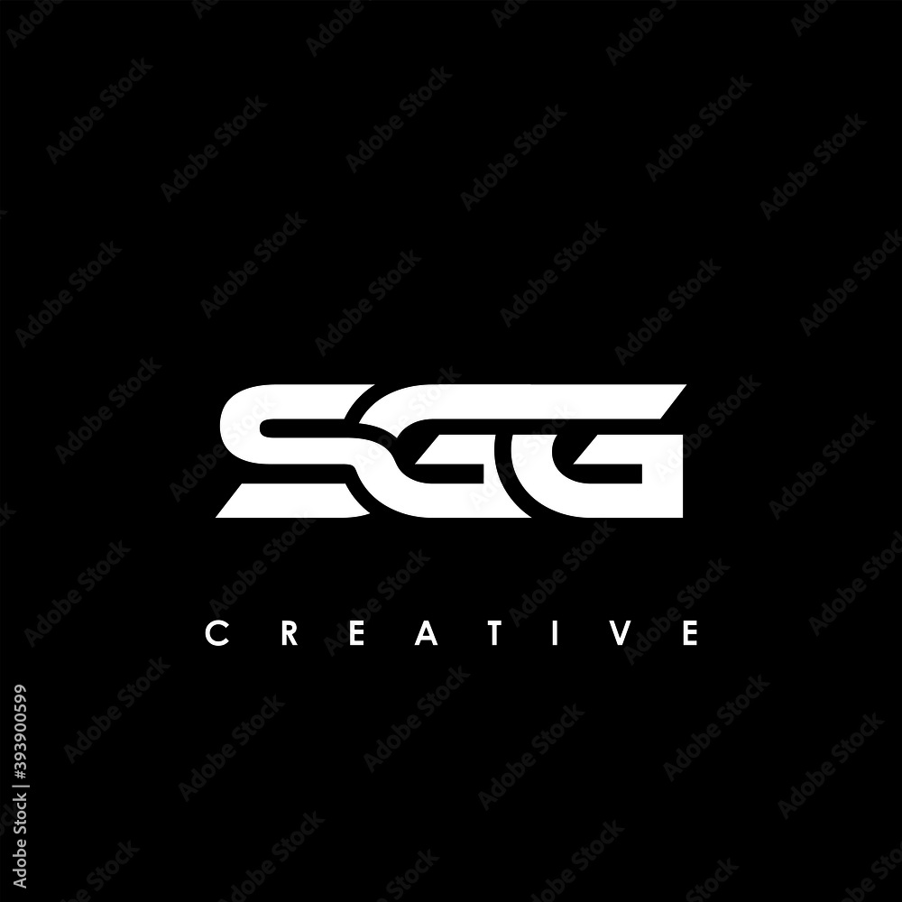 SGG Letter Initial Logo Design Template Vector Illustration	
