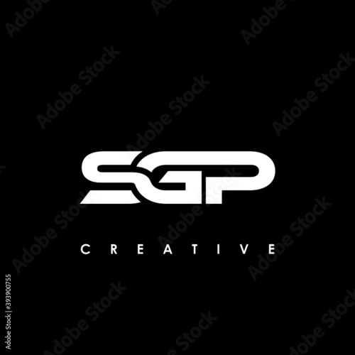 SGP Letter Initial Logo Design Template Vector Illustration 