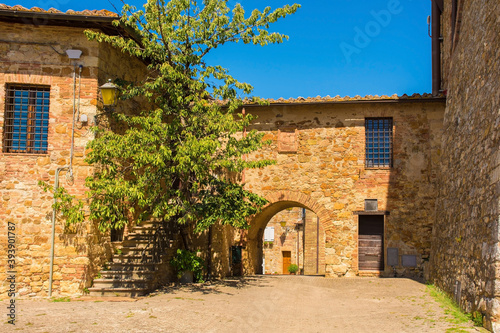 The historic medieval village of Murlo, Siena Province, Tuscany, Italy
 photo