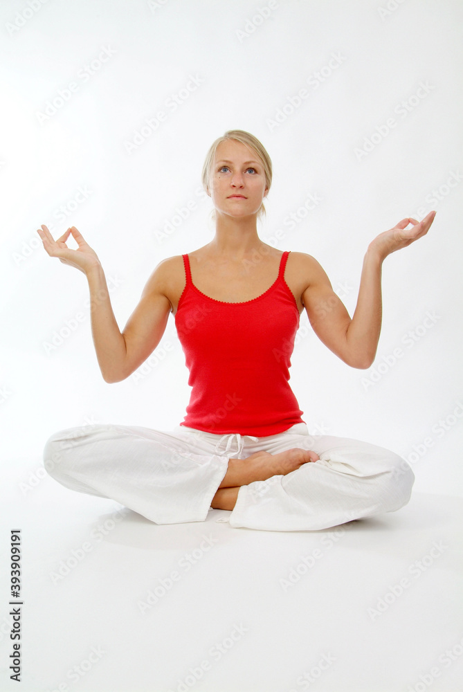 Frau macht Joga Frau macht Joga