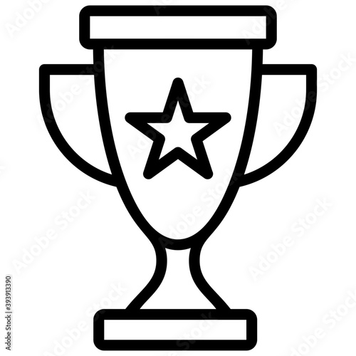 Star Trophy Vector 