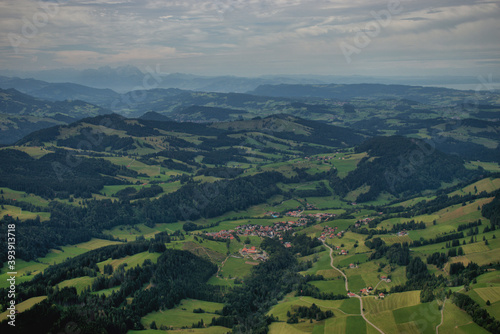 Alpenlandschaft in Süddeutschland 28.8.2020