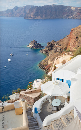 Santorini - The look from Oia to south.