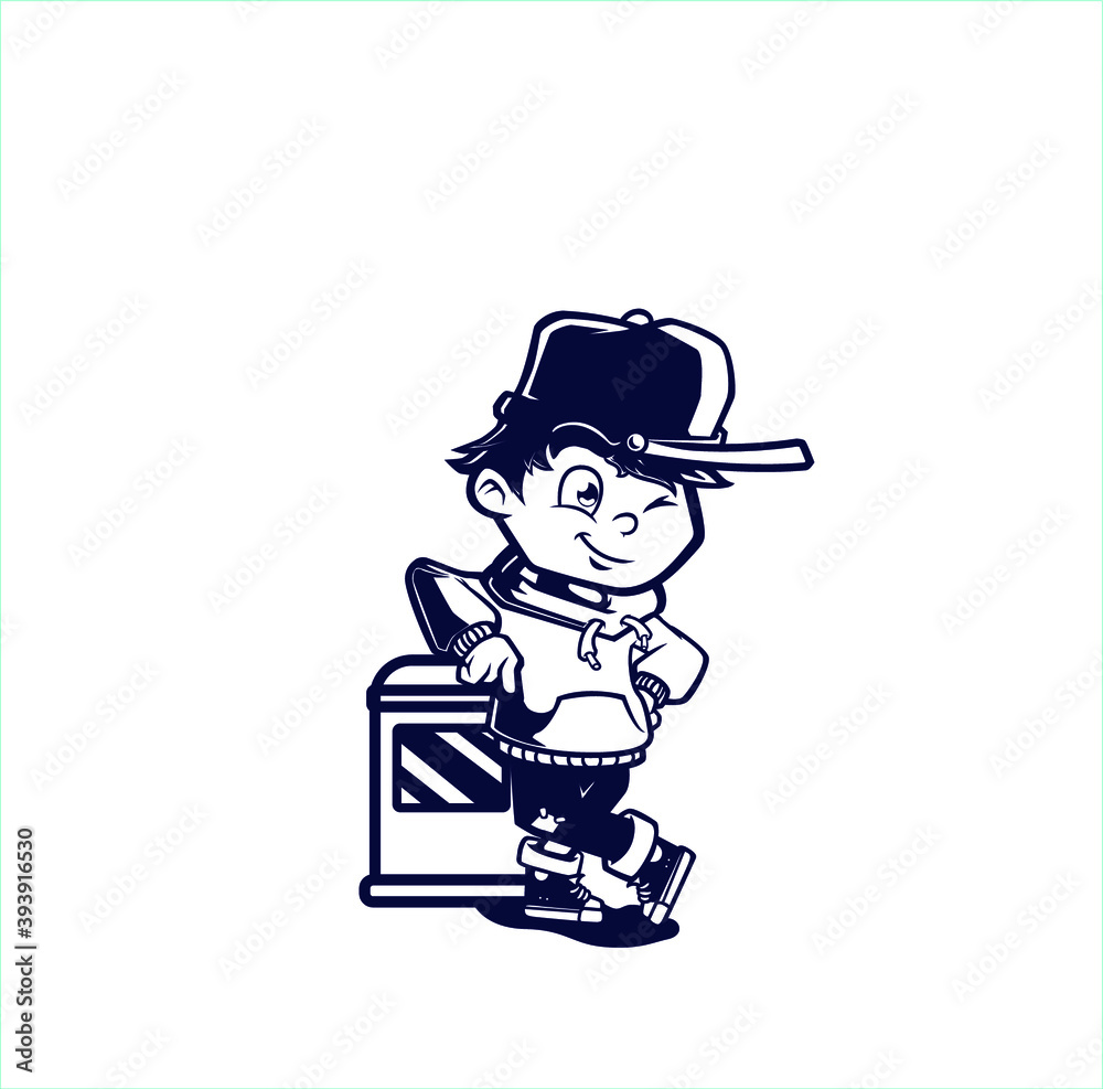mascot character design vector illustration mascot character design vector illustration