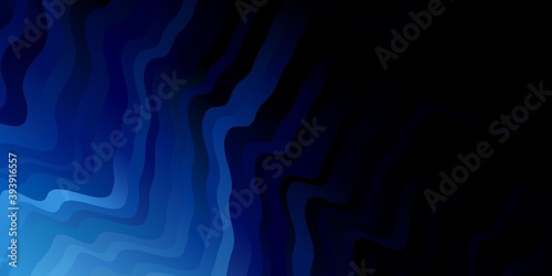 Dark BLUE vector pattern with curved lines.
