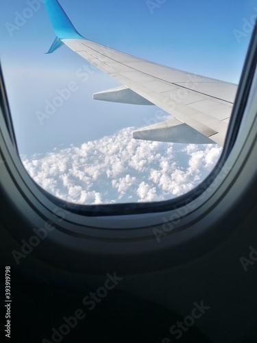 view from airplane window © Sergey
