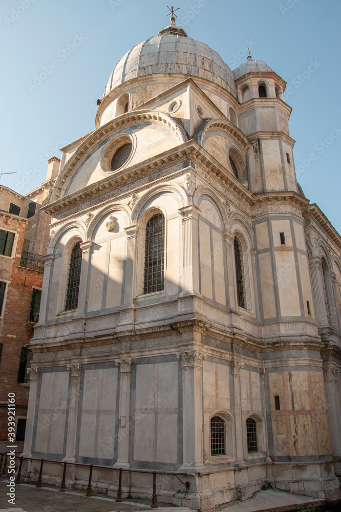 City of Venice, Church of Santa Maria dei Miracoli, Italy