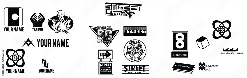 Black and white vector illustration for print tshirt Black and white vector illustration for print tshirt