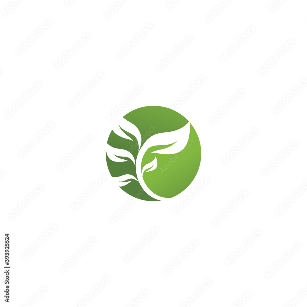 Leaf ecology Logo Template vector Leaf ecology Logo Template vector