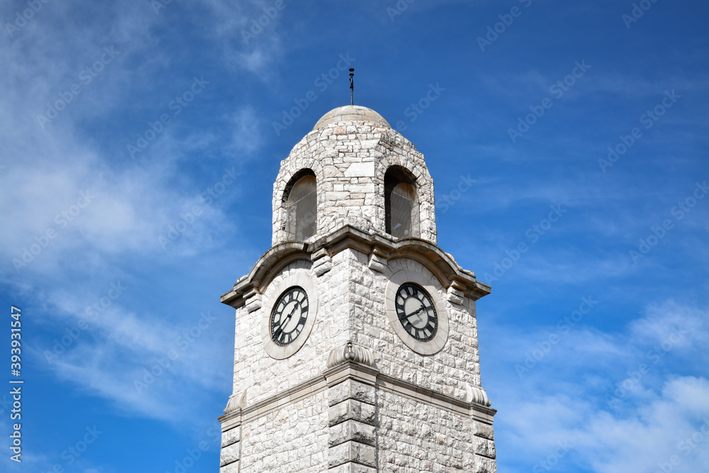 clock tower in the town