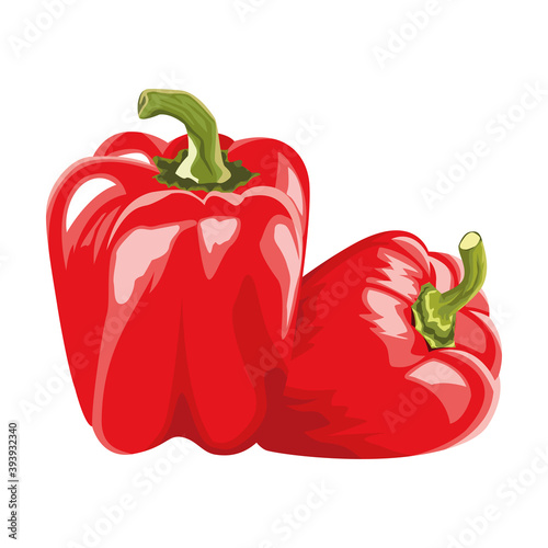 fresh peppers vegetables healthy icons
