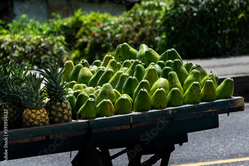 Avocado Cart and pinneaple photo