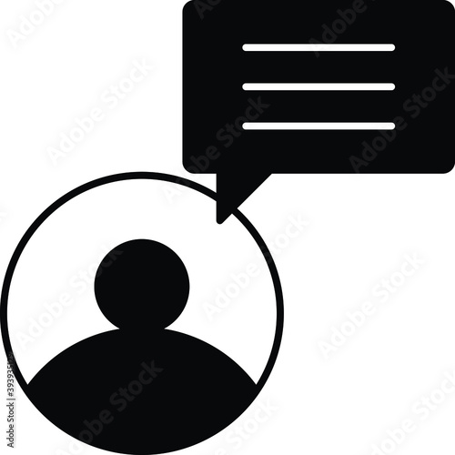 Business & Technology line for user and avatar
