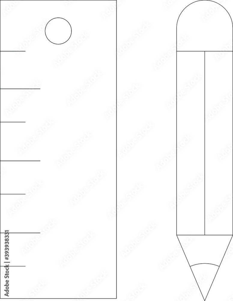 Fotografie Business & Technology line for ruler  and scale