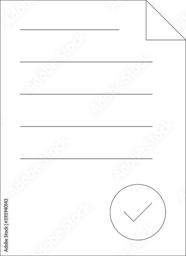Business & Technology line for certified  and document