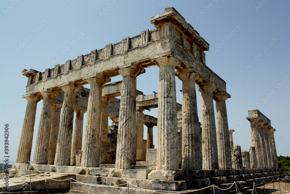 The Temple of Aphaia, Aegina island, Greece