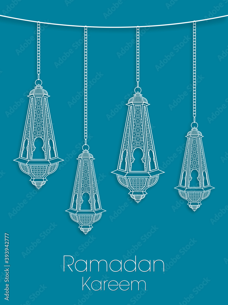 Ramadan Kareem greeting card for the Muslim festival occasion. Ramadan Kareem greeting card for the Muslim festival occasion.