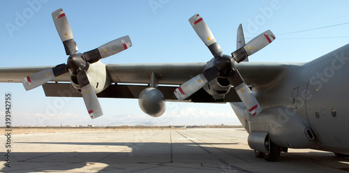 Wing of a C-130 Hercules