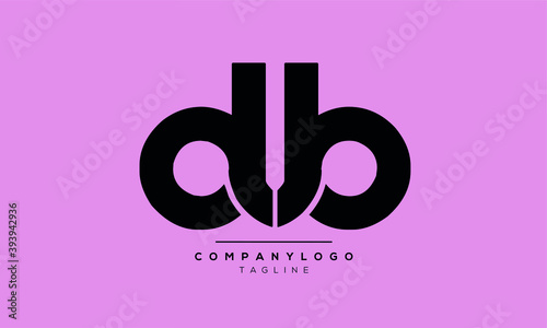 Alphabet letters Initials Monogram logo DUB photo