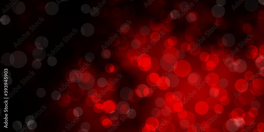 Dark Orange vector background with circles. Dark Orange vector background with circles.