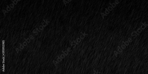 Obraz na plátně Rain Effect Stock Image In Black Background