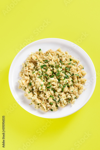 Roasted cauliflower rice