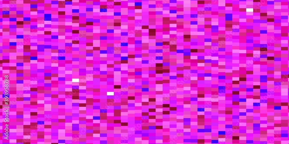 Fototapeta premium Light Purple, Pink vector pattern in square style.