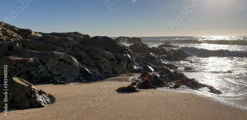  Beautiful stones on the beach