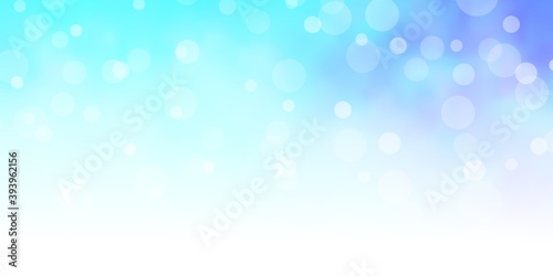 Light BLUE vector layout with circles.