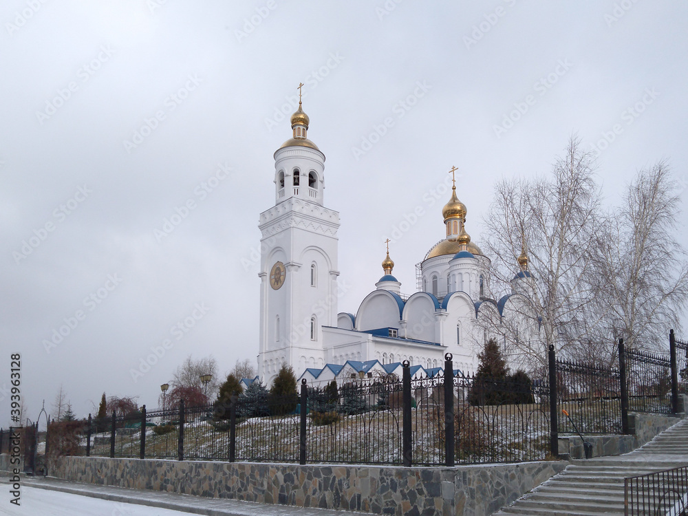 beautiful Russian temple