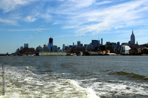 A panoramic view of New York in America